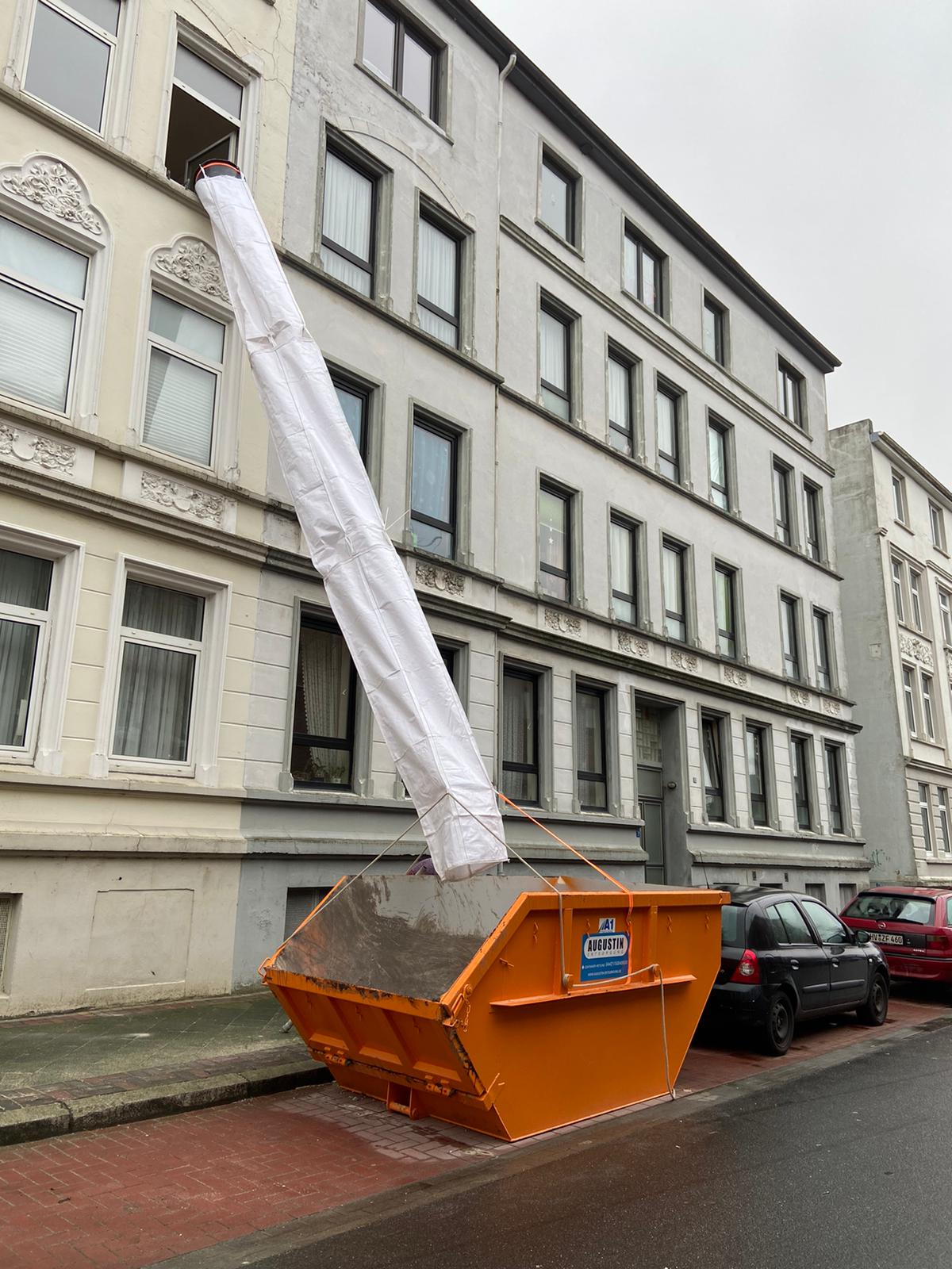 Fleksibilna cijev za šut Stortslurf® - idealna za gradilišta